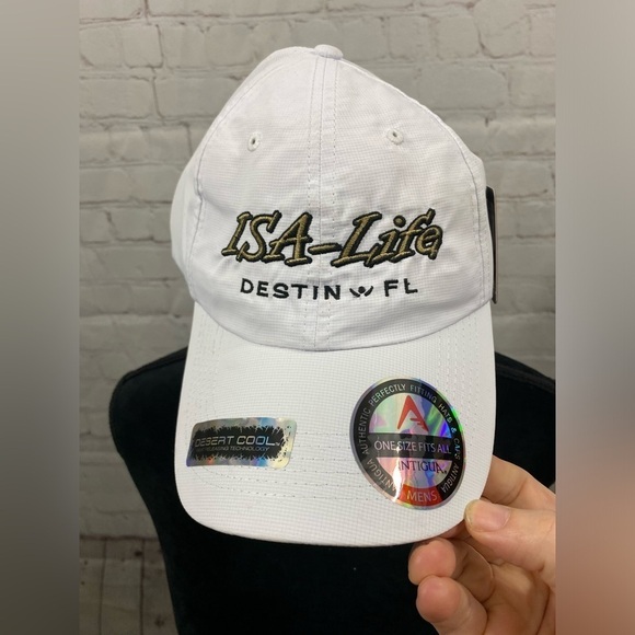 ISA-LiFE Destin Florida White Heat Releasing Technology Baseball Cap - Picture 1 of 5